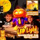 Halloween Pumpkin Dancing Robot Toy  Light-Up Musical Walking Figure, Party Decoration for Boys & Girls Ages 3-8, Fun Holiday Gift