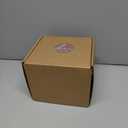 Ling's moment Dusty Rose & Blue Artificial Wedding Flower Bouquets for Bridesmaids Navy Blue Floral Bouquet Blue Bridesmaid Bouquets with Ribbon Ceremony Anniversary,7-inch Diameter