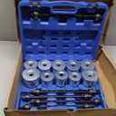 Orion Motor Tech Bushing Press Kit, 27pc Pull and Press Sleeve Kit for Most LCV HGV Engine Cars Vehicles, Universal Seal Bearing Bushing Removal Installation Tool Kit 5 Pulling Spindles with Nuts Case