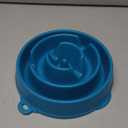 Outward Hound Fun Feeder Slo Bowl  Medium 2Cup Capacity, Slow Feeding, Small to Medium Dogs & Cats, Non-Slip, Turquoise, Drop Pattern