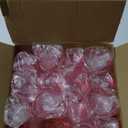16 PCS Plastic Beer Mugs,1.5 oz Pink Shot Glass,Cute Heart Shot Glasses,Reusable Beer Stein Tasting Glasses Juice Cups for Drinking Beer (Pink Heart--Set of 16)