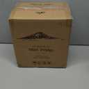 Antarctic Star Compact Refrigerator, Portable Mini Fridge, Skin Care 4L Capacity/6 Cans, for Bedroom, Car, Office & Dorm, Small Cooler for Cosmetics, Magnetic Brushed Stainless Steel Door, White