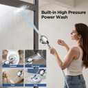Dual Filtered Handheld Shower Heads Combo, HOPOPRO 15-Mode High Pressure Rainfall Showerheads Combo Set with Filter, for Hard Water, Removes Chlorine, Improves Skin Hair Condition, Modern Chrome