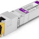 10GBASE-T SFP+ to RJ45 Transceiver, 10G Copper SFP+ to Ethernet Module Compatible with Cisco SFP-10G-T-S, Ubiquiti UniFi UF-RJ45-10G, Mikrotik S+RJ10, Meraki , Netgear, D-Link and More, 1 Pack
