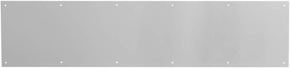 Prime-Line MP4616J Door Kick plate, 8 In. x 34 In., Satin Aluminum (Single Pack)