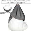 2PCS Pack Inner Liners for Bean Bag Chair,Bean Bag Inner Liner,Giant Inner Liners for Bean Bag Chairs,Easy Cleaning Cover Seat Lazy Sofa Bean Bag,Zipper Opening No Filler (100 x 120cm/39.4 x 47.2in)