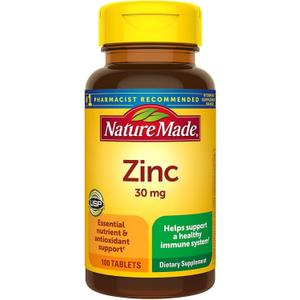 Nature Made Zinc 30 mg (Pack of 4)
