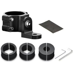 (2 Pcs) 1" to 2" UTV Whip Mount Flag Holder Adjustable 360 Rotation Whip Light Mounting Bracket for Light Bar Antenna Compatible with Polaris RZR 1000 XP 900 Pro Maverick x3 Pioneer 1000 Talon