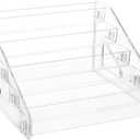 WEERSHUN12.2IN 5 Shelf Perfume Organizer, Acrylic ShelvesShelf Organizer,Skin Care Product Organizer,Vanity Organizer,Shelf Organizer for Home,Bedroom,Kitchen.