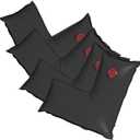 Robelle 2 ft. Corner 4-Pack Heavy Duty Black Pool Cover Weights, .33 MM Thick Vinyl, Pool Water Bags, Water Tubes, 24" x 24"
