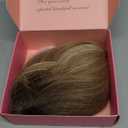 UDU Hair Topper for Women - Short Bob With Bangs, Side Part for Thinning Hair - Synthetic Wig Piece