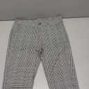 Shell Women's Printed Pants Casual Plaid Ankle Skinny Size 32
