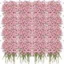 100 Pcs Dried Babys Breath Flowers Bulk Babys Breath Real Pressed Flowers Natural Gypsophila for Resin Wedding Art Craft Baby Shower DIY Invitations Scrapbooking Card Making(Pink)