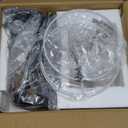 Wall Sconces Set of Two, Plug in Sconces Wall Lighting with Fabric Shade, Farmhouse Wall Lamps with Plug in Cord, Rustic Wall Lights with Wood Arm and On/Off Switch for Bedroom, Living Room (9.4 Inch-2 Pack)