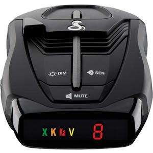 Cobra RAD 380 Laser Radar Detector Long Range Detection, LaserEye Front and Rear Detection, IVT Filtering, Adjustable Sensitivity, Digital Signal Processing, Black