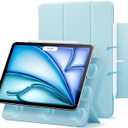 ESR for iPad Air 11 Inch Case M3/M2 (2025/2024), iPad Air 5th/4th Gen Case (2022/2020) 10.9 Inch with Pencil Holder, Removable Magnetic Cover, Vertical Stand, Rebound 360 Series, Blue
