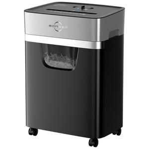 Amazon.com : BONSEN 14-Sheet Paper Shredder for Home Office, Heavy Duty Cross Cut Shredder with 5.3 Gal Pullout Bin, Quiet Shredder for CDs/Credit Card/Staple, P-4 Security, Anti-Jam System : Office Products