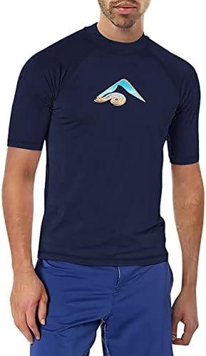 Kanu Surf Mens Mercury Rashguard for Men UPF 50+ Sun Protection Swim Shirts Rash Guard for Men Medium