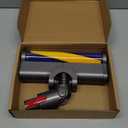 FUNTECK LED Soft Roller Cleaner Head Compatible with Dyson V11 V10 V8 V7 Vacuum Cleaners, Illuminating Hidden Dust and Debris and Ideal for Smooth Hard Floors