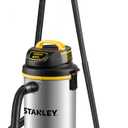 STANLEY Wet/Dry Vacuum SL18133 4.5 Gallon 4 Horsepower Wall-Mounted Hanging Vacuum with 26 Cleaning Range Stainless Steel Tank, Home/Garage/Upholster/Laundry Rooms Vacuum