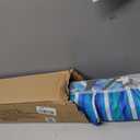 Tommy Bahama ANCHORX Beach Umbrella, Blue Stripe, 7 ft Canopy