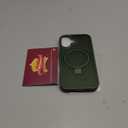 Magnetic for iPhone 17 Case with Ring Stand, [10 FT Drop Protection] [Velvety Touch] Slim Translucent Matte Back Shockproof Phone Case for iPhone 17 6.3'', Midnight Green