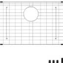 Stainless Steel Sink Grid and Protectors for Bottom of Kitchen Sink, 27.7"W x 14.7"D x 1"H with Rear Drain for Single Sink Kitchen Bowl
