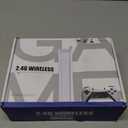 Upgrade Retro Gaming Console Pro, Wireless Retro Game Stick Console with 20000+ Games, Built-in 23 Game Emulators, Video Games Plug and Play with Upgrade Dual 2.4G Wireless Controllers White (64G)