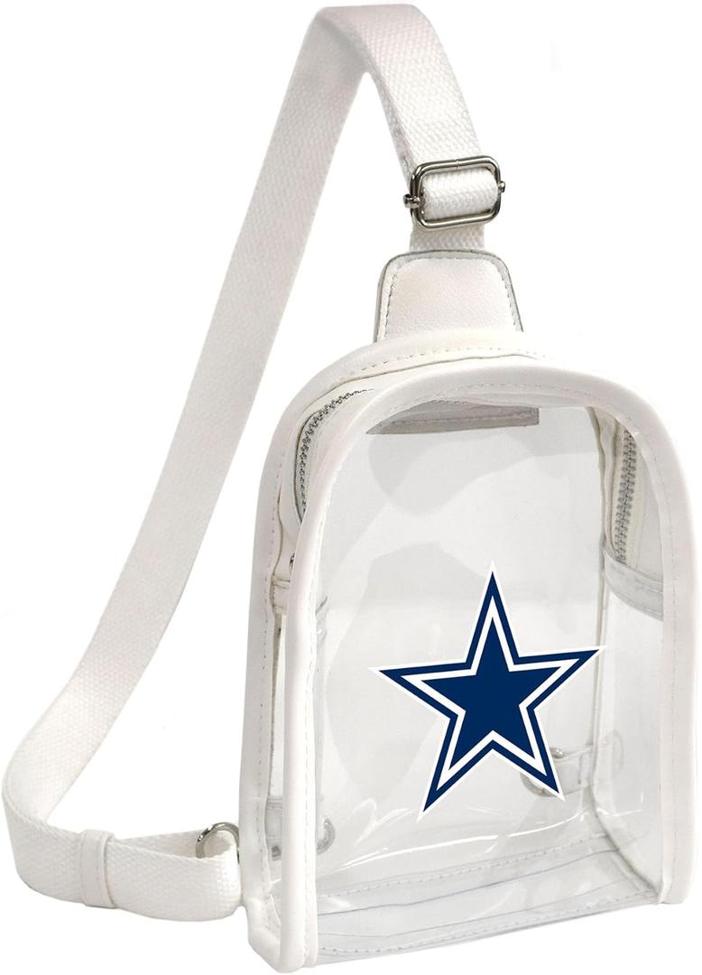 Littlearth NFL Clear Mini Sling Bag