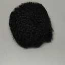 Afro Puff Drawstring Ponytail Extension for Black Women Short Afro Curly Ponytail Extension Clip On Kinky Drawstring Curly Ponytail Bun (1B#)