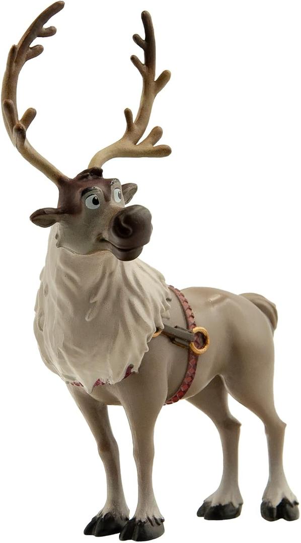 13514 Disney Frozen Toy Walt 2, Sven, Approx. 12 cm Tall, lovingly Hand-Painted Figure, PVC for Boys and Girls for Imaginative Play, Multicoloured