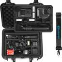 Lekufee Waterproof Hard Case Compatible with Gopro Hero 13/12/11/10/9/8/Media Mod/Gopro Volta/Creator Edition/Action Camera and Accessories(Case Only)