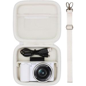 XANAD Hard Case for Sony a6400/a6700/a6100/a6000/ZV-E10/ZVE10 II/RX100 VII or Fujifilm X100VI / X100V Digital Camera (Cream)