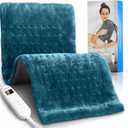 RENPHO Heating Pad for Back/Neck/Shoulder/Knee/Leg Pain Relief, 12x24'' Electric Heating Pad for Period Cramps, FSA HSA Eligible, Birthday Gifts for Women Men, ETL Certified (Blue)