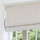 Comodex Cordless Blackout Roman Shades, Fabric Shades for Windows, Washable Roman Blinds for Indoor Windows, French Doors, Bedroom, 38W x 64H Inches