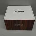 MIAMIO - Teapot Set with Warmer / 34 oz Tea Kettle with Infuser for Steeping Loose Tea Leaves - Gift for Women/Tea Lovers (White)