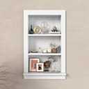 Recessed Medicine Cabinet with Shelves in-Wall Medicine Cabinet Organizer for Bathroom, Kitchen or Bedroom Modern White Niche Storage Cabinet 14"x24"