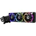 EVGA CLCx 360mm All-in-One LCD CPU Liquid Cooler, 3X 120mm PWM ARGB Fans, Intel, AMD, 400-HY-CX36-V1