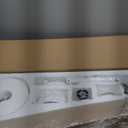 Ceiling Fans with Lights, 56 inch Low Profile Ceiling Fan with Light and Remote Control, Flush Mount, 3CCT, Dimmable, Quiet Reversible Motor, Modern Ceiling Fan for Bedroom Indoor/Outdoor Use (Wood)