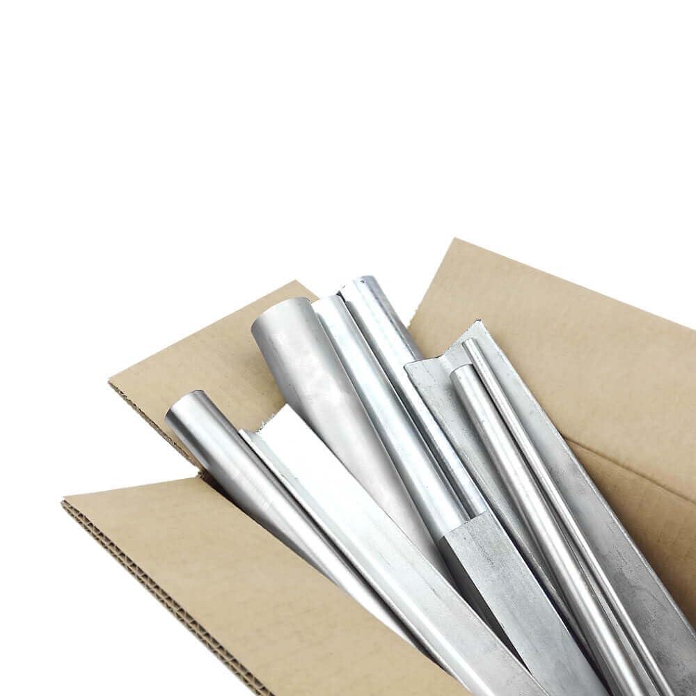 CarbonSteel Protobox 10 lb  Assorted Low Carbon Blanks, Bars, and Rods for Forging and Metal Crafting  Random Pieces for DIY, Tools, and Blacksmithing