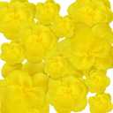 Giant Paper Flowers Artificial Large Paper Flower Decoration for Handcrafted Wall Backdrop Christmas Mexican Wedding Graduation Bridal Shower Birthday Party Supplies (Yellow,12 Pcs)