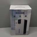 Dehumidifier, Dehumidifiers for Home,98 OZ Water Tank, (1000 sq.ft) Quiet Dehumidifier for Basement Bathroom Bedroom with Humidity Display, Auto Shut Off, Relaxing 7 Color Ambient Light(Gray) (grey)