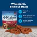 Blue Buffalo Nudges Grillers Natural Dog Treats, Made in the USA with Real Steak, 16-oz Bag (EXP 04/30/26)