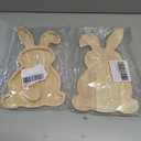 Rabbit Shaped Charcuterie Board Wood Bunny Cutting Board Cheese Board Serving Board Platter Dessert Serving Tray Holiday Salad Dish Fruit Plate, 28.50X18.00X1.50CM, 6UF96573X530JTLIV7311V, 2 Pieces
