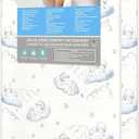 Dream On Me5" Spring Coil Portable Crib Mattress White/Blue