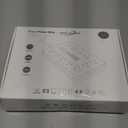 JouleLoom 6 FT Flat Plug Surge Protector Power Strip,11 Multiple AC Outlets with 6 USB Ports (2 USB C), 6 Feet Extension Cord, 1250W/10A, One Touch Switch Button, 17 in 1 Compact powerstrip