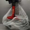 Foldable Rollator Walker for Seniors & Adults with Seat, Support Up to 300 lbs, 19 lbs Lightweight, Adjustable Arms, 10-Inch Big Wheels for All Terrain, R1 (Urban Red)