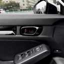 YINGTUU for Honda Civic 11th Gen 2022 2023 2024 2025 Accessories Inner Door Handle Cover Decals ABS Bright Black