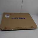 ANDY STAR Oval Mirror, 20x30 Glossy Black Bathroom Mirror, Pill Shaped Vanity Mirror for Wall, Polished Black Metal Framed Mirror Wall Mounted Vertically or Horizontally 1" Deep