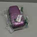 Insulin Cooler Travel Case, Portable Temperature Display Medicine Travel Cooler, Diabetes Case with 2 Reusable Ice Packs TSA Approved for Diabetic Supplies Patent Pending(Purple)